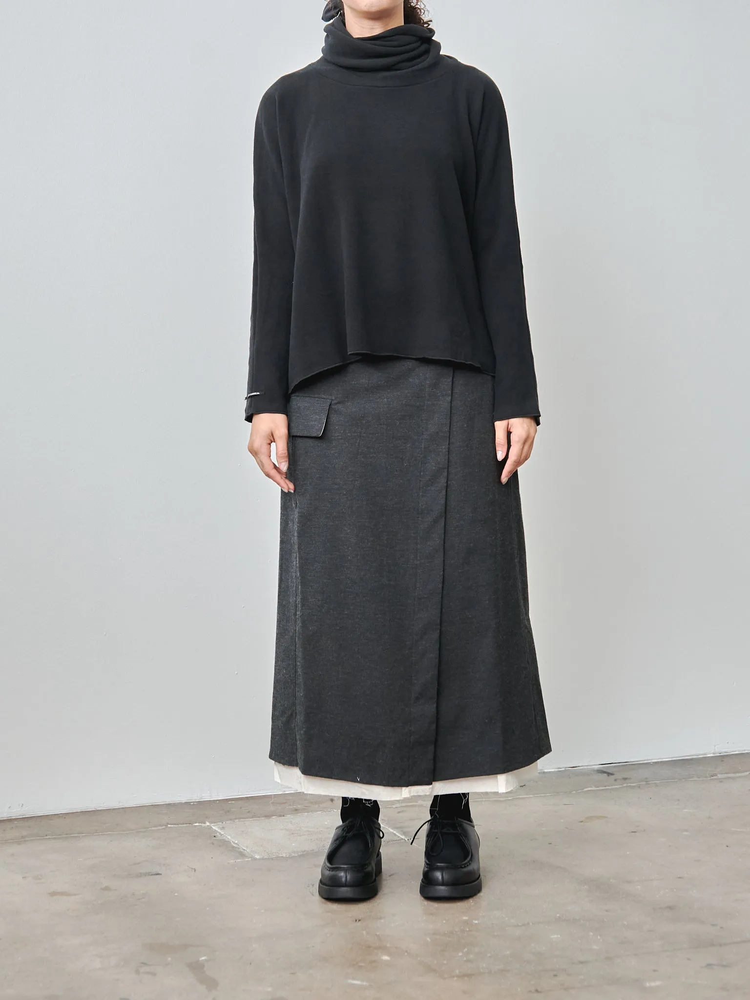 Double Wrap Skirt STW - Slate sold by Namu Shop product image thumbnail 4