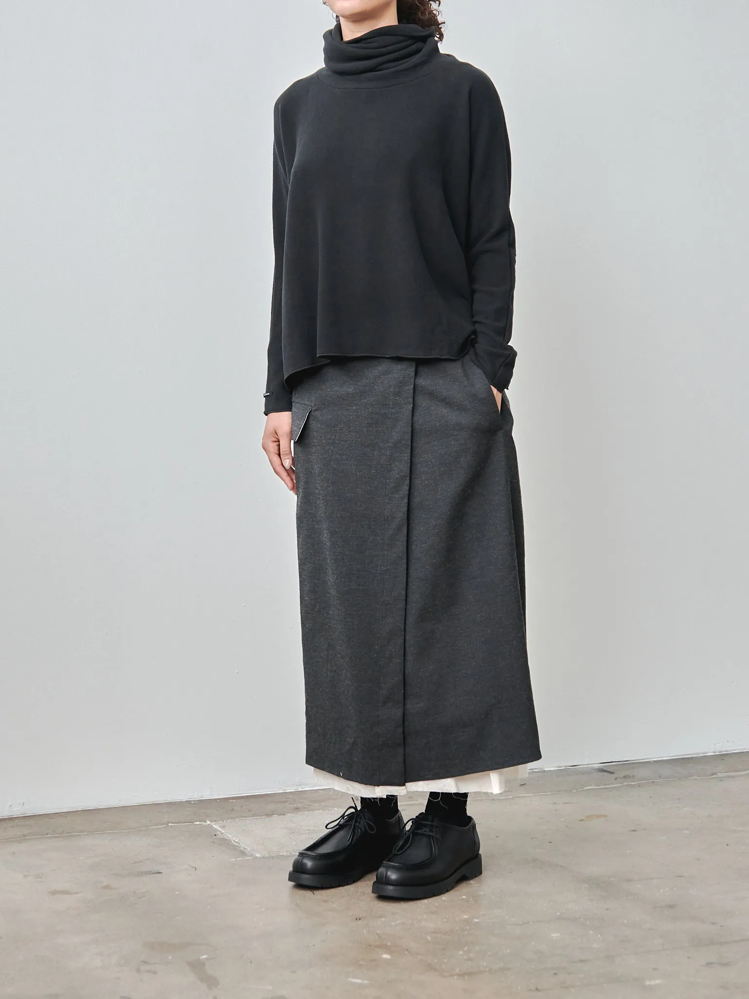 Double Wrap Skirt STW - Slate sold by Namu Shop product image thumbnail 5