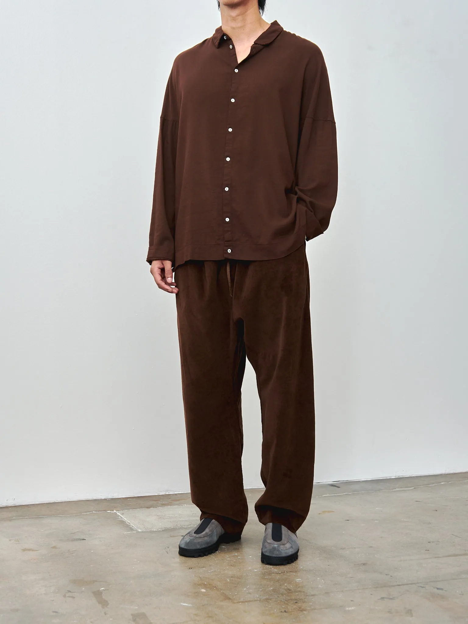 Unisex Collar Shirt TVC - Coffee sold by Namu Shop product image thumbnail 5