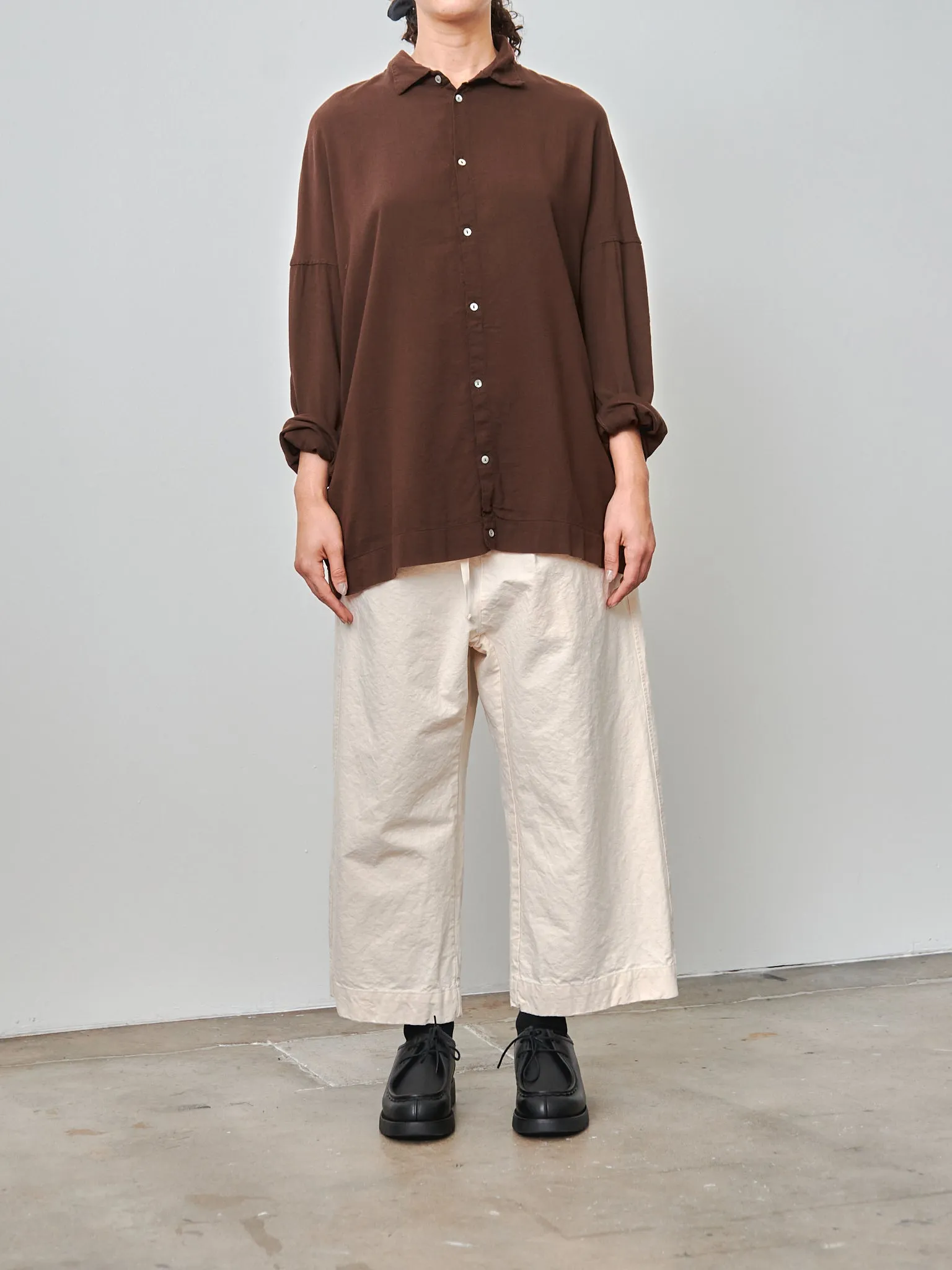 Unisex Collar Shirt TVC - Coffee sold by Namu Shop product image thumbnail 2