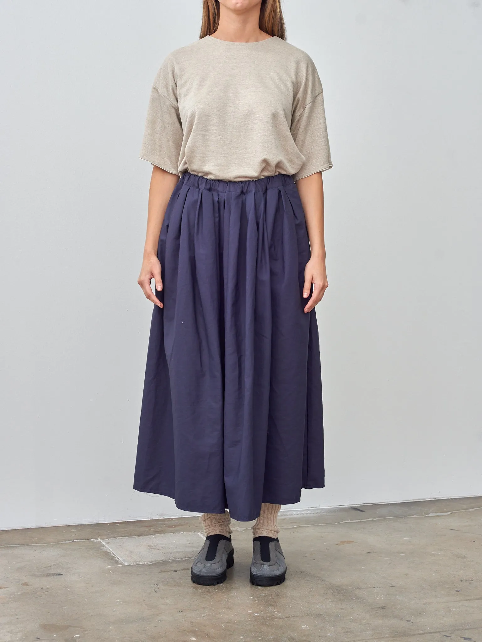 Tuck Skirt - Ink sold by Namu Shop product image thumbnail 4