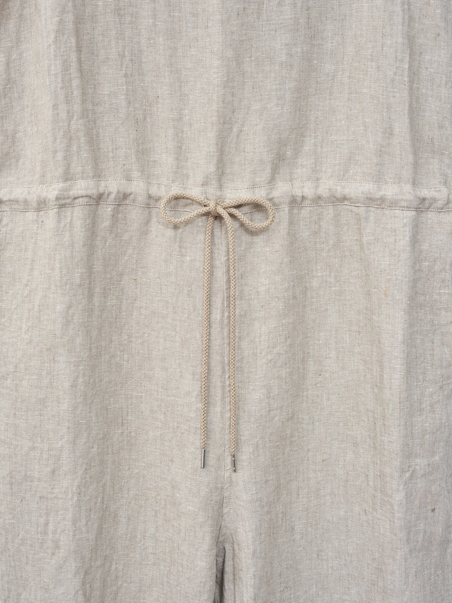 Linen Canvas Sleeveless Jumpsuit - Natural sold by Namu Shop product image thumbnail 5