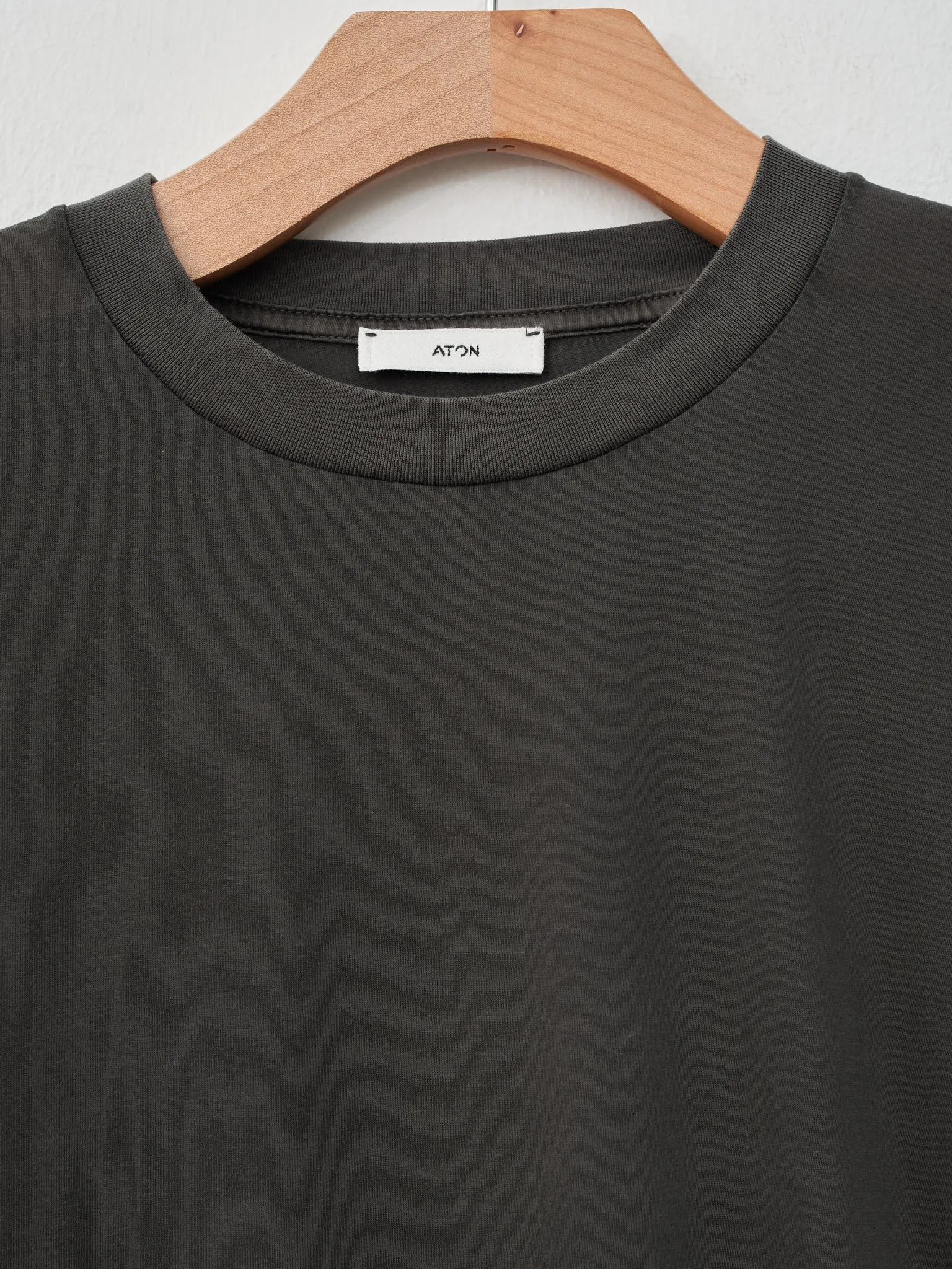 Garment Dyed Organic Boys Fit T-Shirt - Charcoal sold by Namu Shop product image thumbnail 5