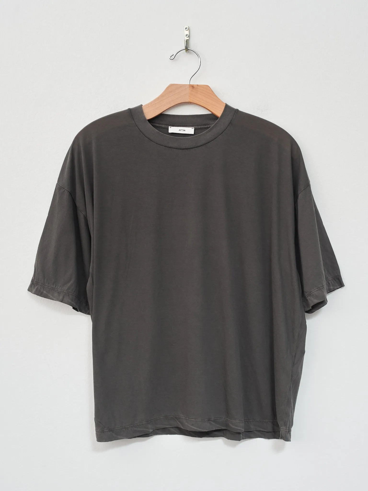 Garment Dyed Organic Boys Fit T-Shirt - Charcoal sold by Namu Shop