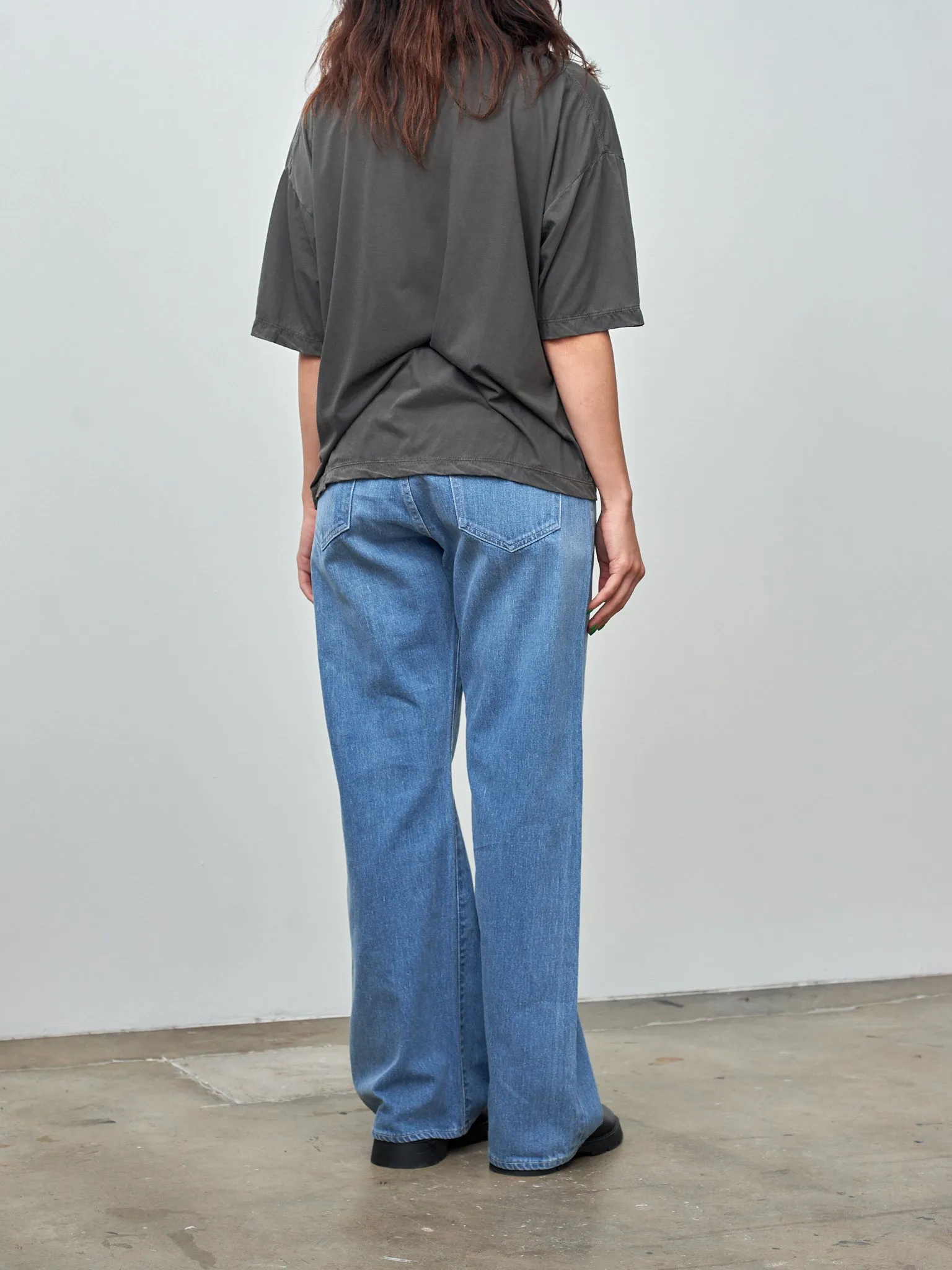 Garment Dyed Organic Boys Fit T-Shirt - Charcoal sold by Namu Shop product image thumbnail 4