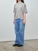 Garment Dyed Organic Boys Fit T-Shirt - Gray sold by Namu Shop