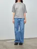 Garment Dyed Organic Boys Fit T-Shirt - Gray sold by Namu Shop