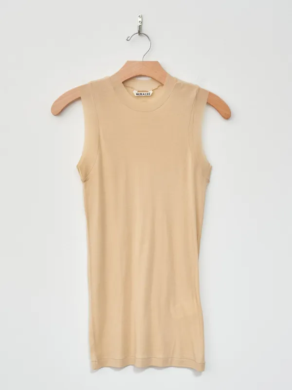 Super High Gauge Sheer Rib Tank - Light Beige sold by Namu Shop