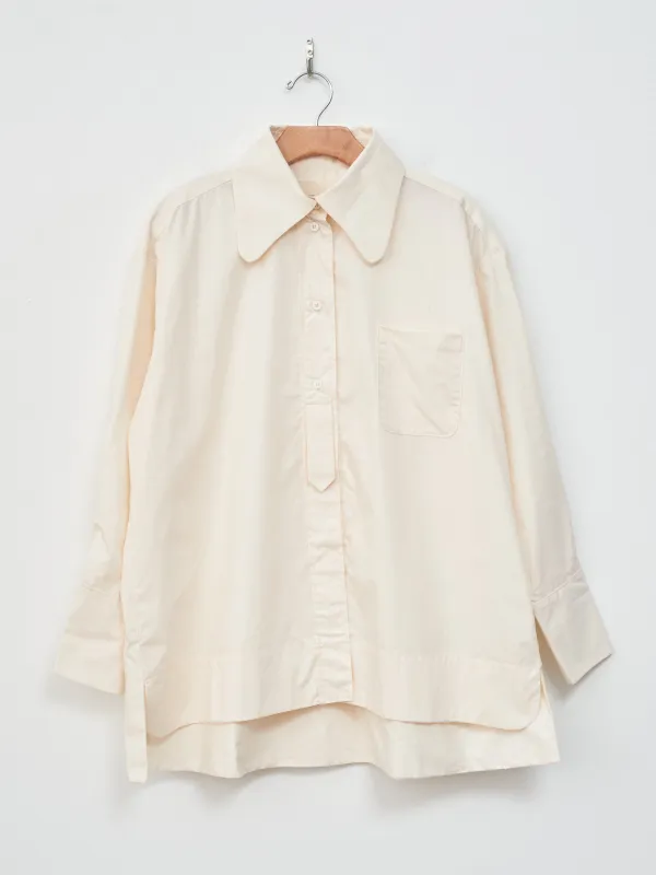 Long Collar Shirt - Ecru sold by Namu Shop