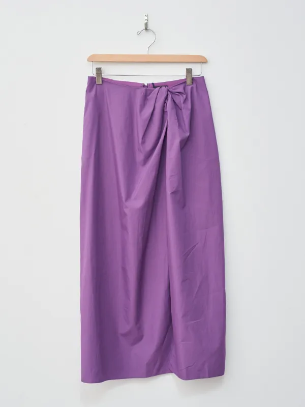 Finx Cotton Weather Twist Skirt - Purple made by Yleve
