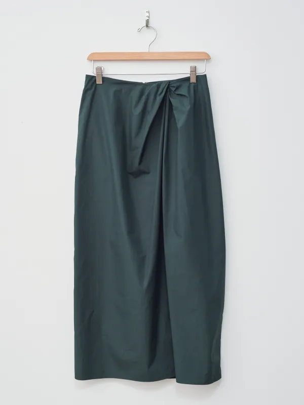 Finx Cotton Weather Twist Skirt - Dark Green sold by Namu Shop