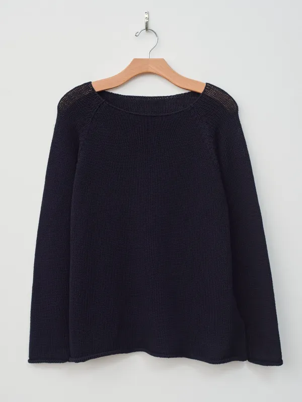 Cotton Silkette Pullover Knit - Dark Navy sold by Namu Shop