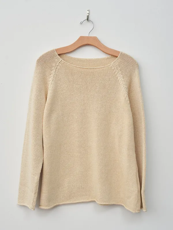 Cotton Silkette Pullover Knit - Ivory sold by Namu Shop