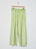 Egyptian Cotton Wide Leg Pants - Washed Green sold by Namu Shop