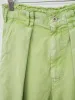 Egyptian Cotton Wide Leg Pants - Washed Green sold by Namu Shop