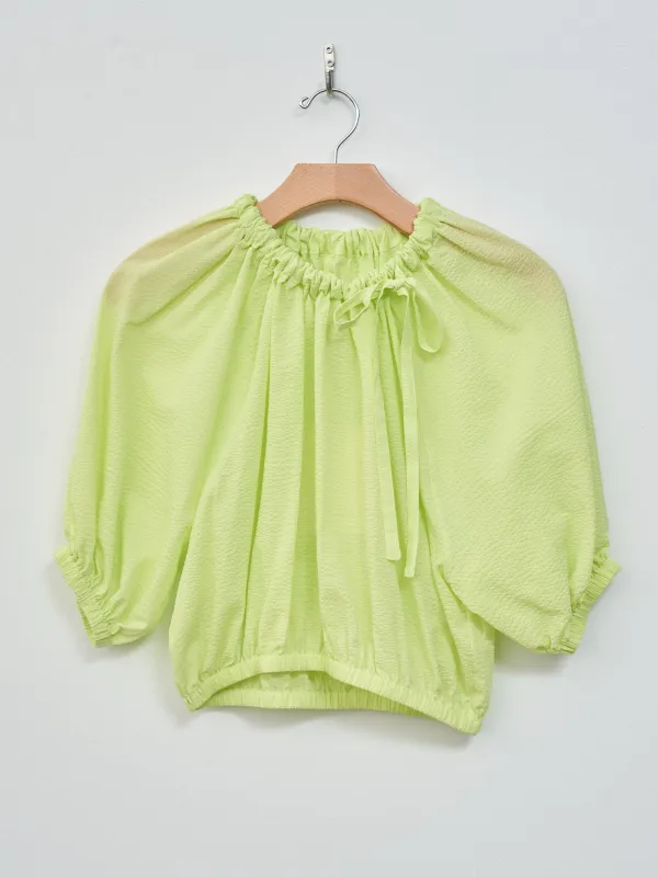 Balloon Blouse - Acid Lime sold by Namu Shop