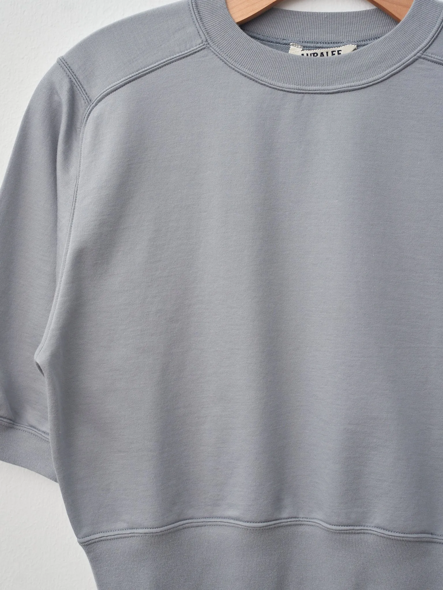 Elastic High Gauge Sweat Half Sleeve Pullover - Blue Gray sold by Namu Shop product image thumbnail 4