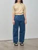 Elastic High Gauge Sweat Half Sleeve Pullover - Light Beige sold by Namu Shop