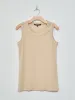 Cotton Rib Tank - Nude sold by Namu Shop