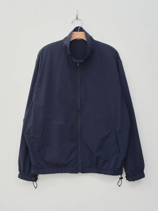 Recycle Nylon Mix Taffeta Blouson - Navy made by Namu Shop