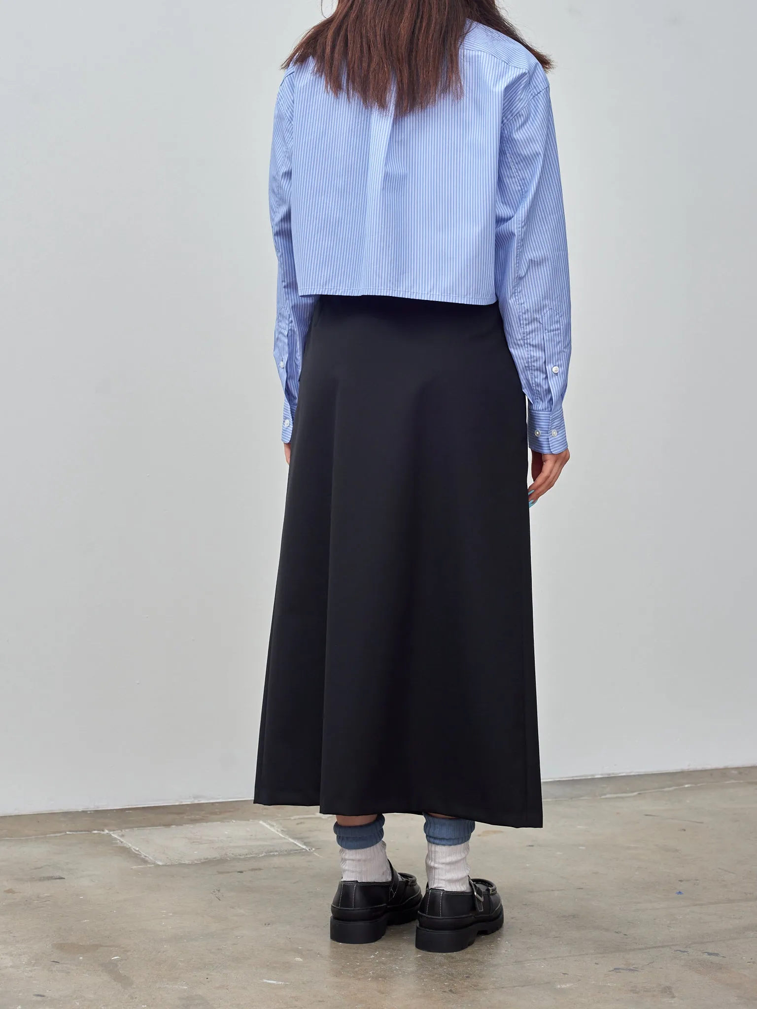 Cotton Typewriter Short Shirt - Stripe sold by Namu Shop product image thumbnail 5