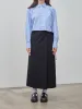 Cotton Typewriter Short Shirt - Stripe sold by Namu Shop