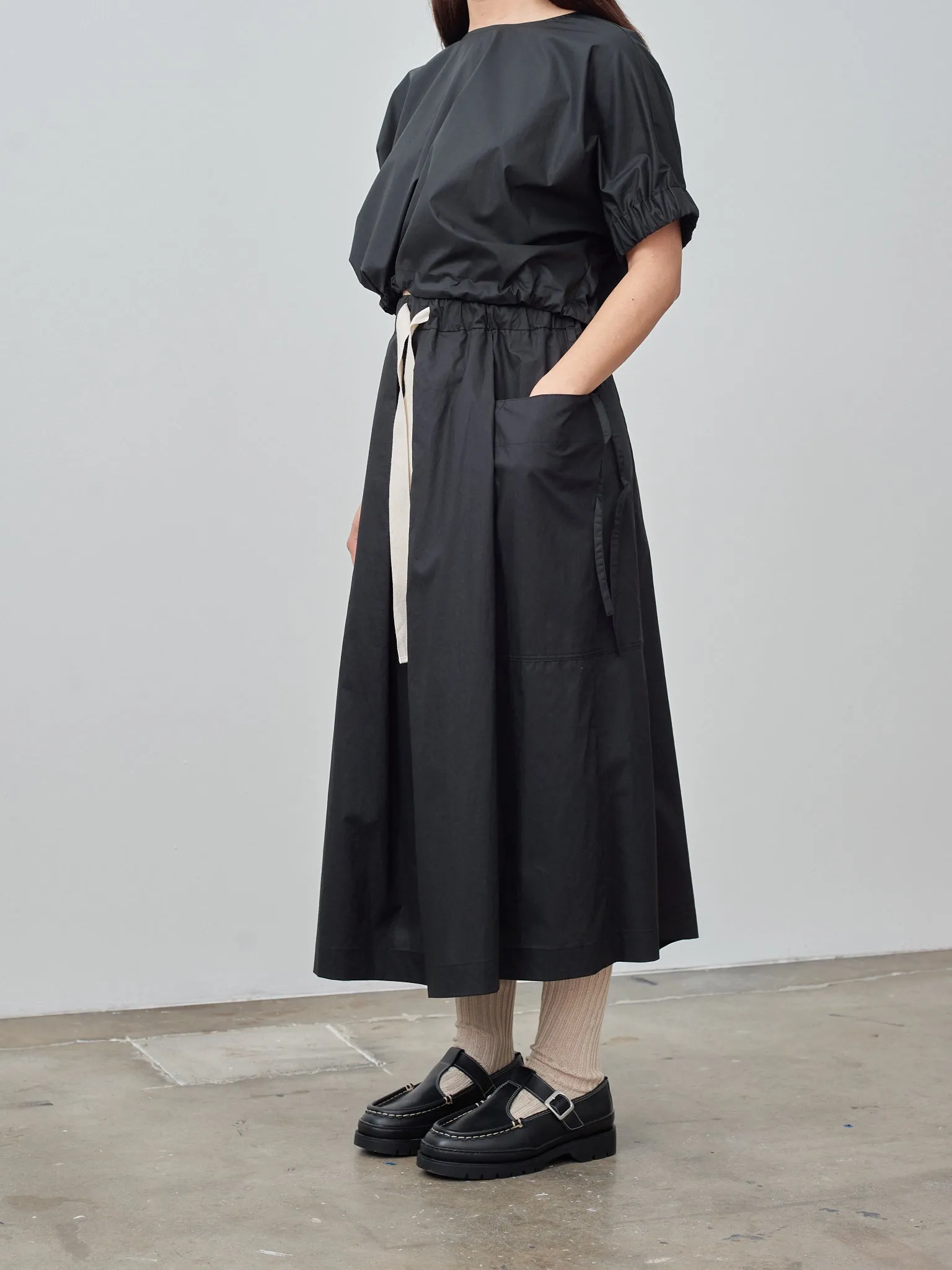 Kanon Poplin Skirt - Black sold by Namu Shop product image thumbnail 2