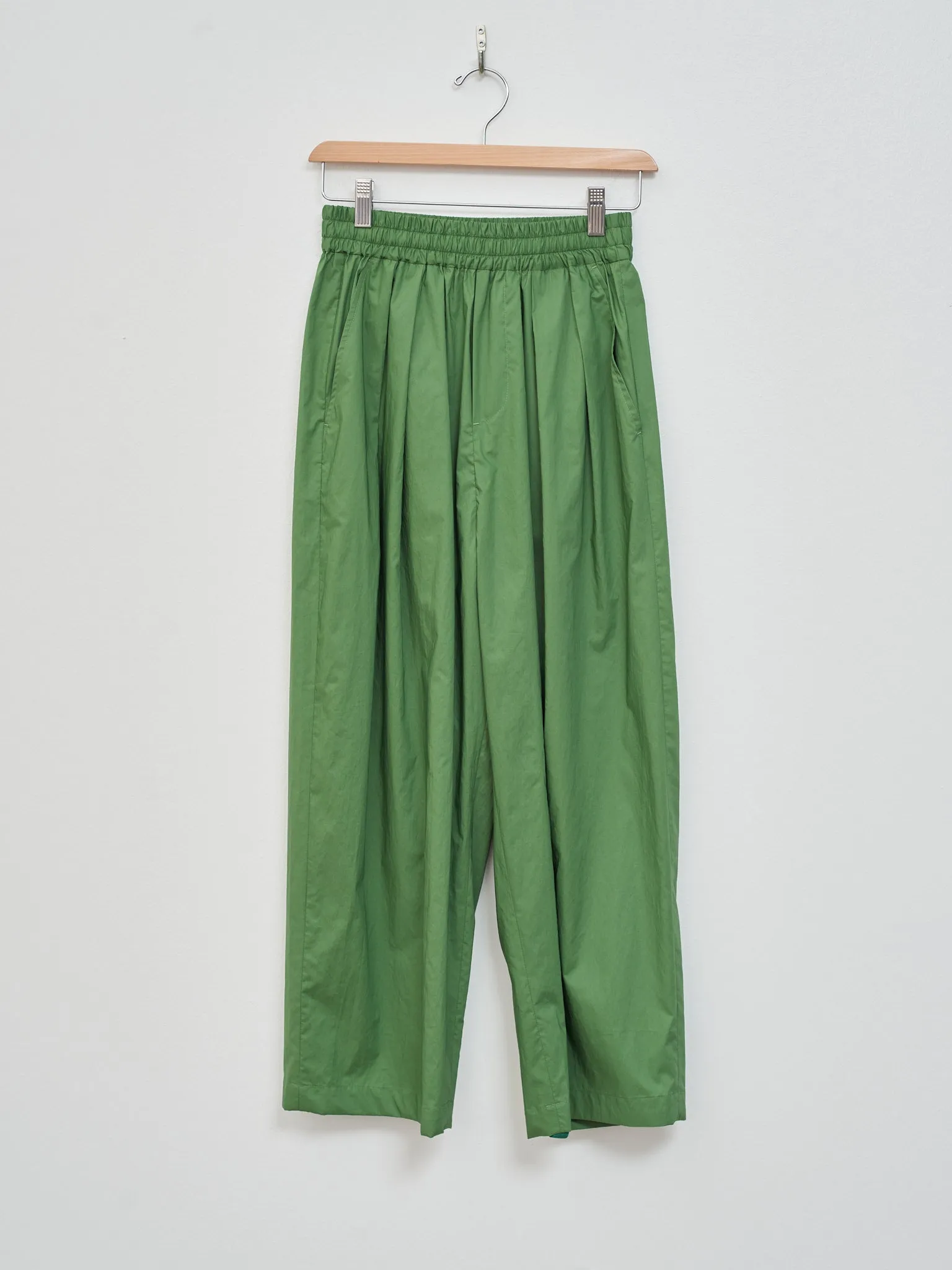Hakama Poplin Trouser - Green sold by Namu Shop