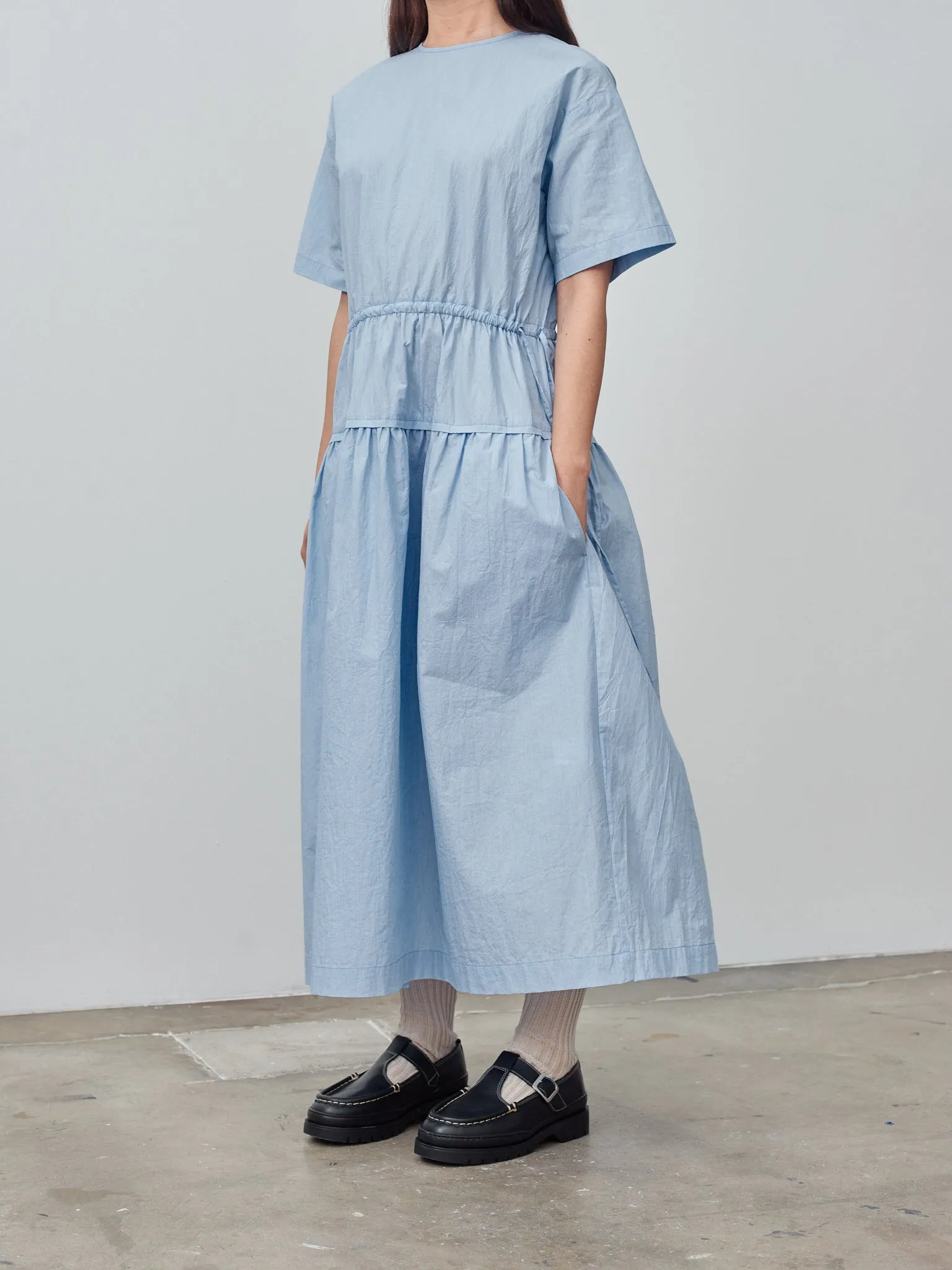 Apple Dress - Sax sold by Namu Shop product image thumbnail 2