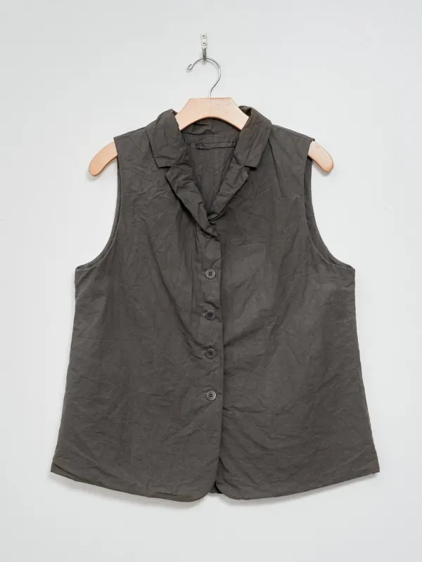 Sleeveless Blazer CC - Anthracite sold by Namu Shop