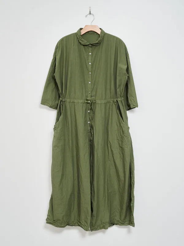 Oversized Collar Jumpsuit TC - Green Lawn sold by Namu Shop