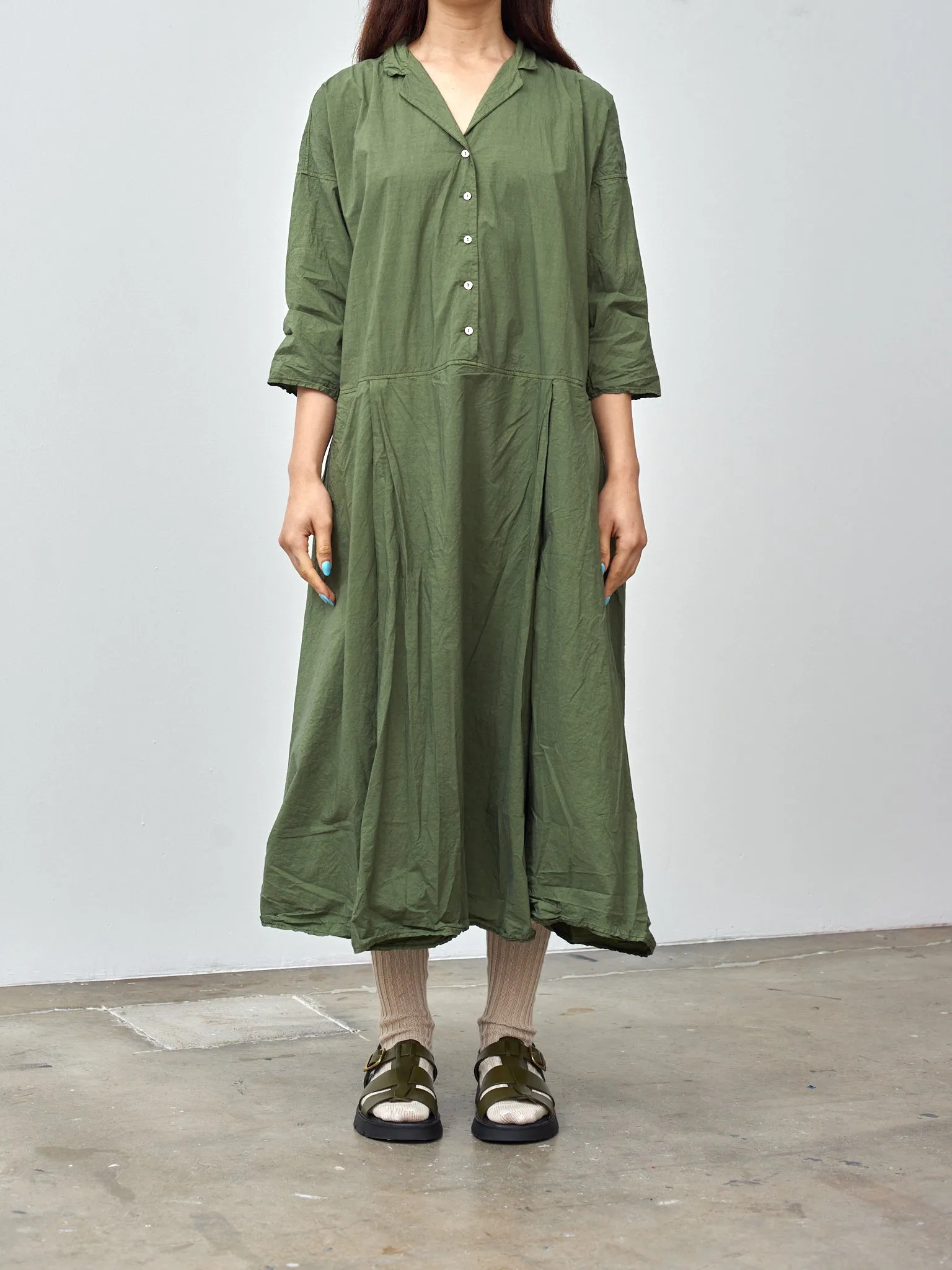 Tailored Collar Dress TC - Green Lawn sold by Namu Shop product image thumbnail 2