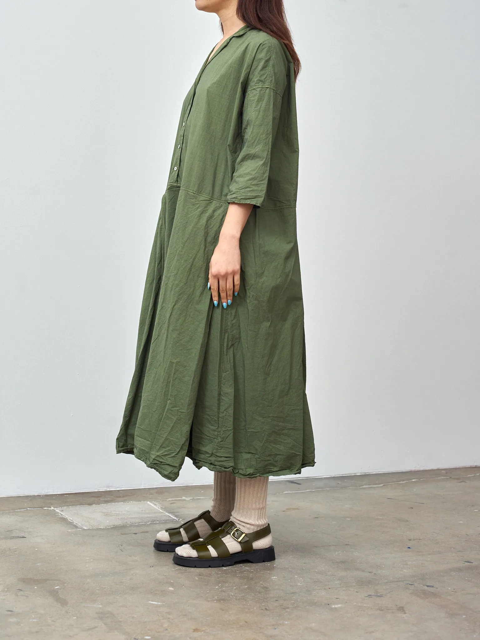 Tailored Collar Dress TC - Green Lawn sold by Namu Shop product image thumbnail 4