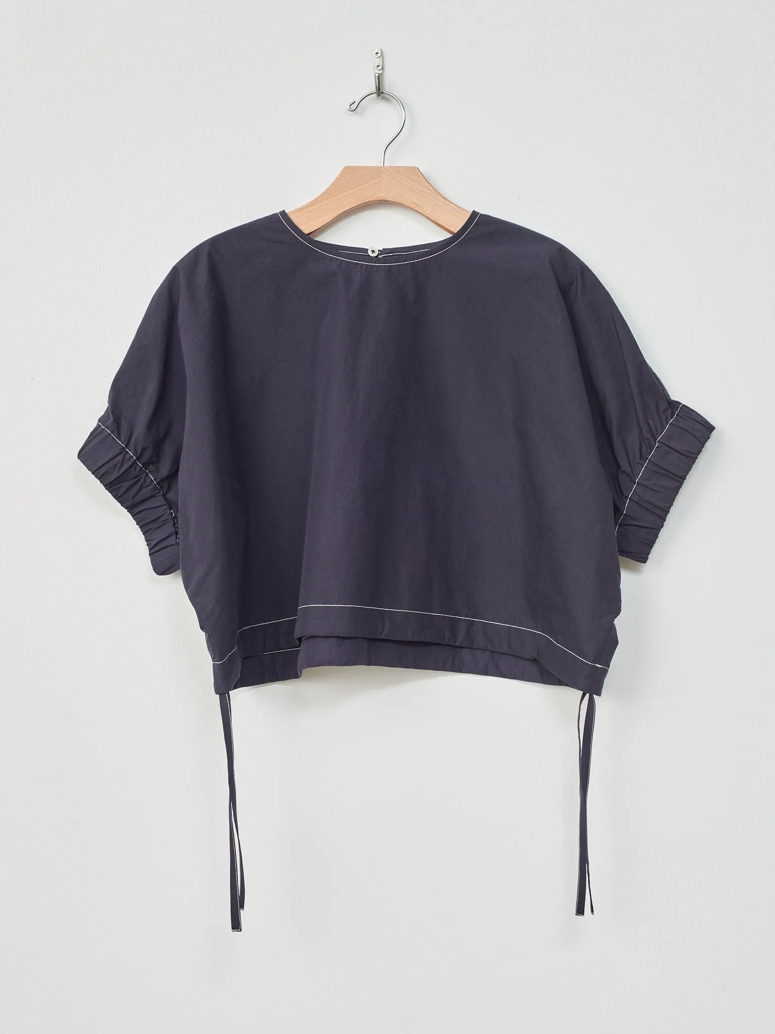 LEMON Top - Navy White Contrast Stitch sold by Namu Shop