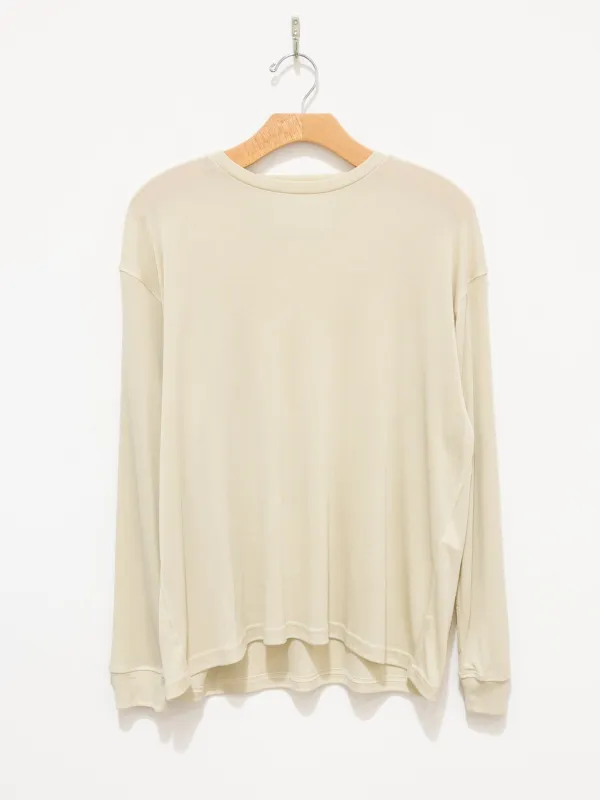 Simmons Jersey Long Sleeve Top - Bamboo made by Studio Nicholson