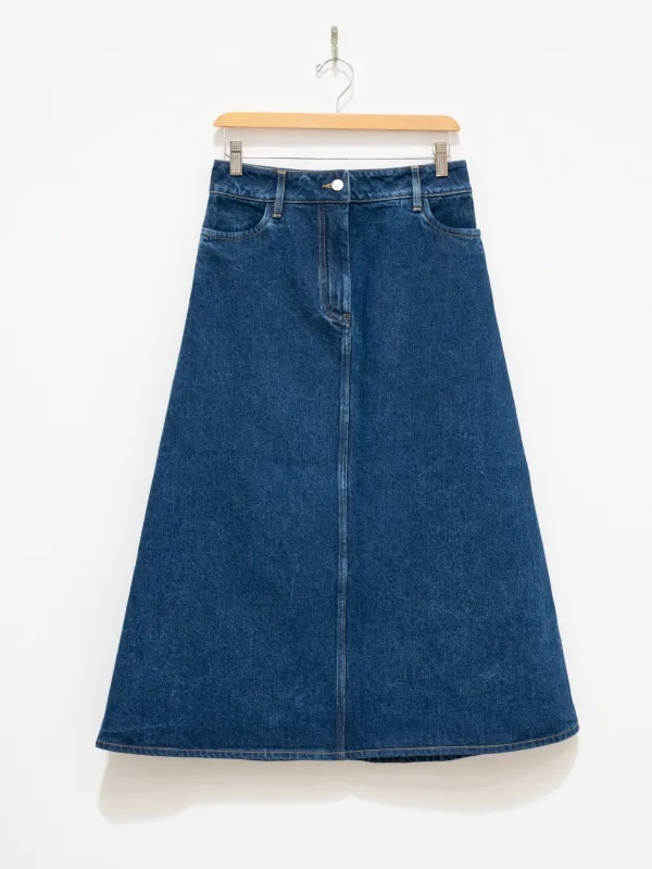 Baringo A-Line Denim Skirt - Indigo sold by Namu Shop