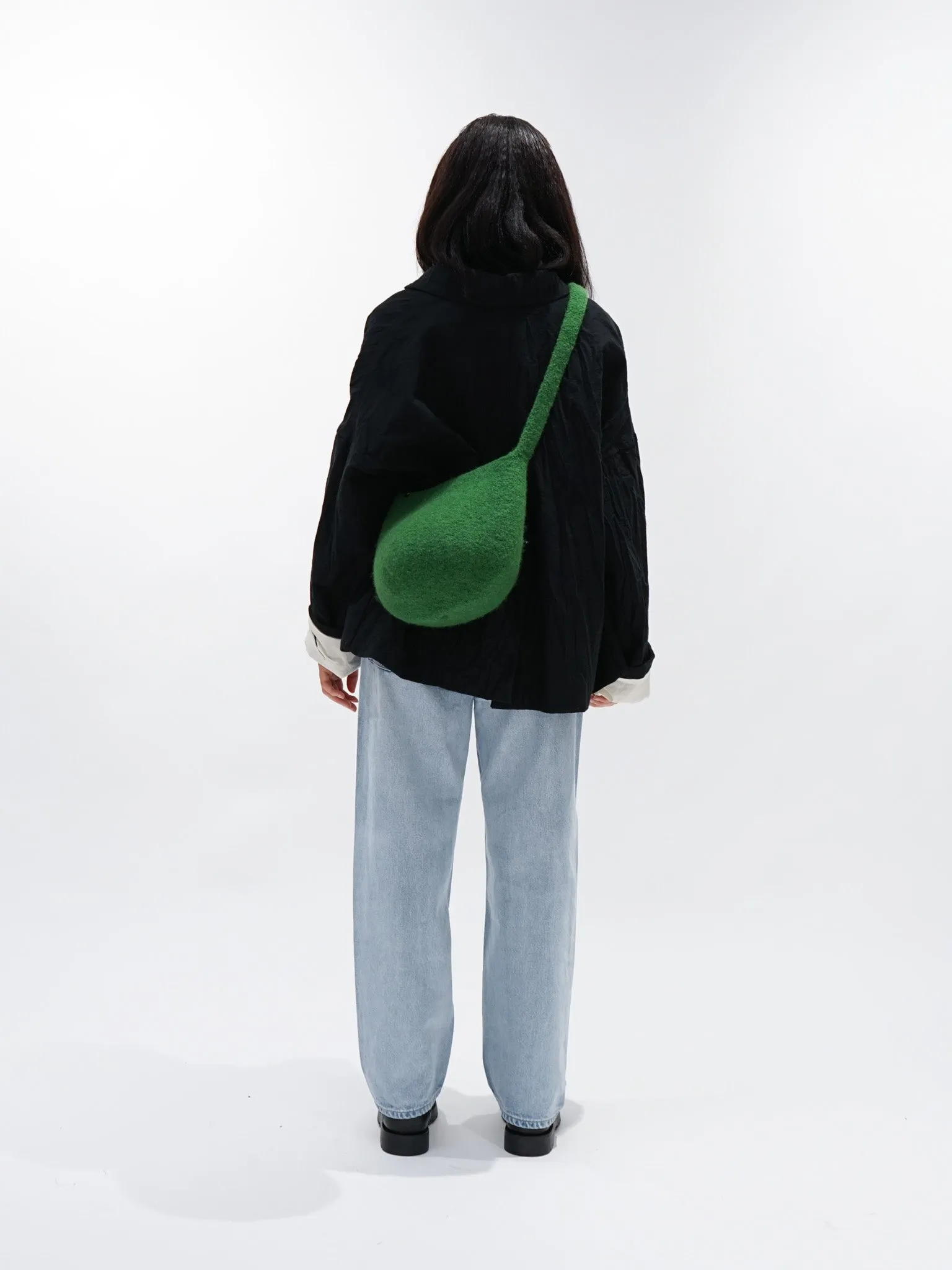 Long Strap Bucket Bag - Grass Green sold by Namu Shop product image thumbnail 3