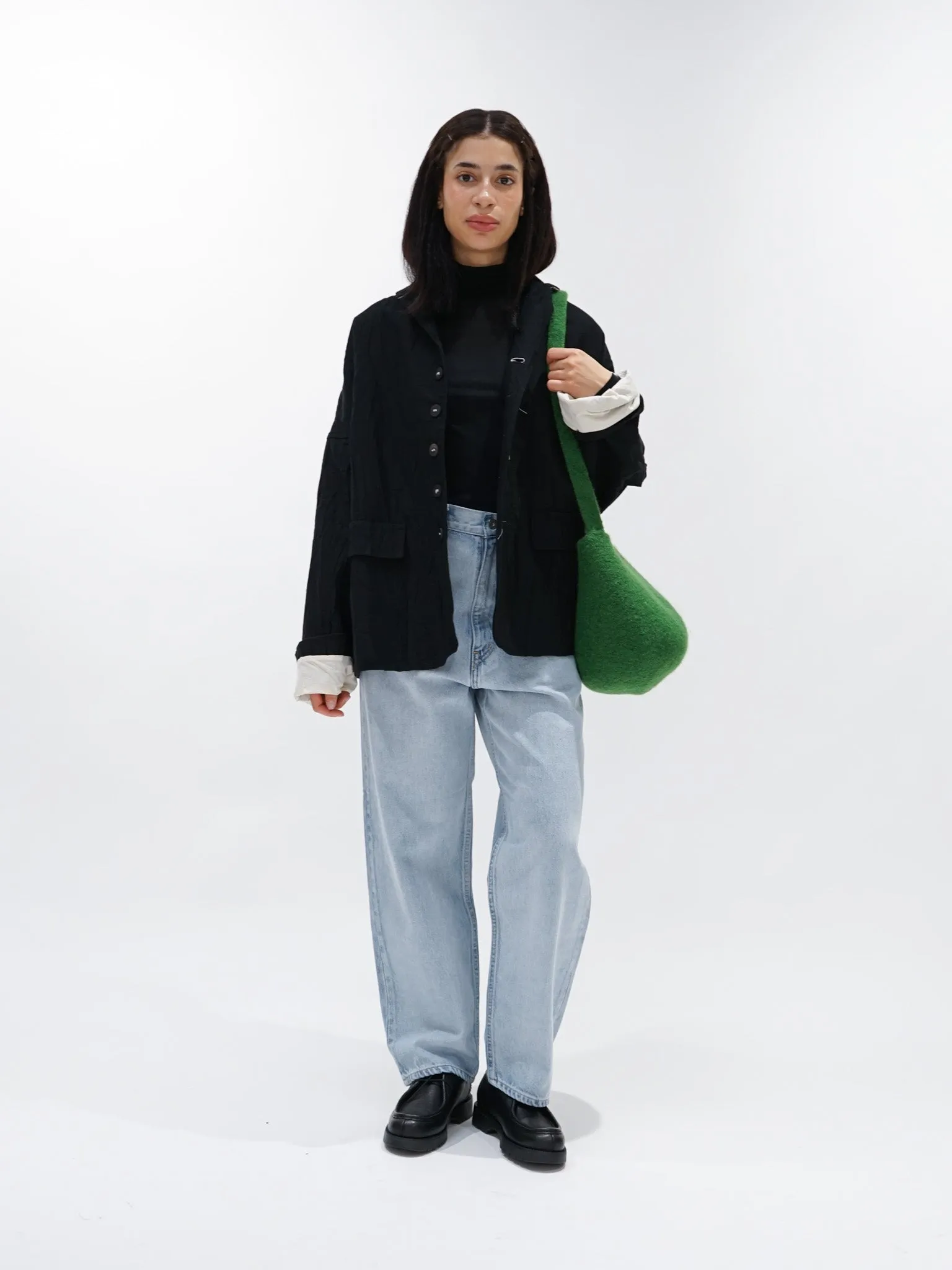 Long Strap Bucket Bag - Grass Green sold by Namu Shop product image thumbnail 2