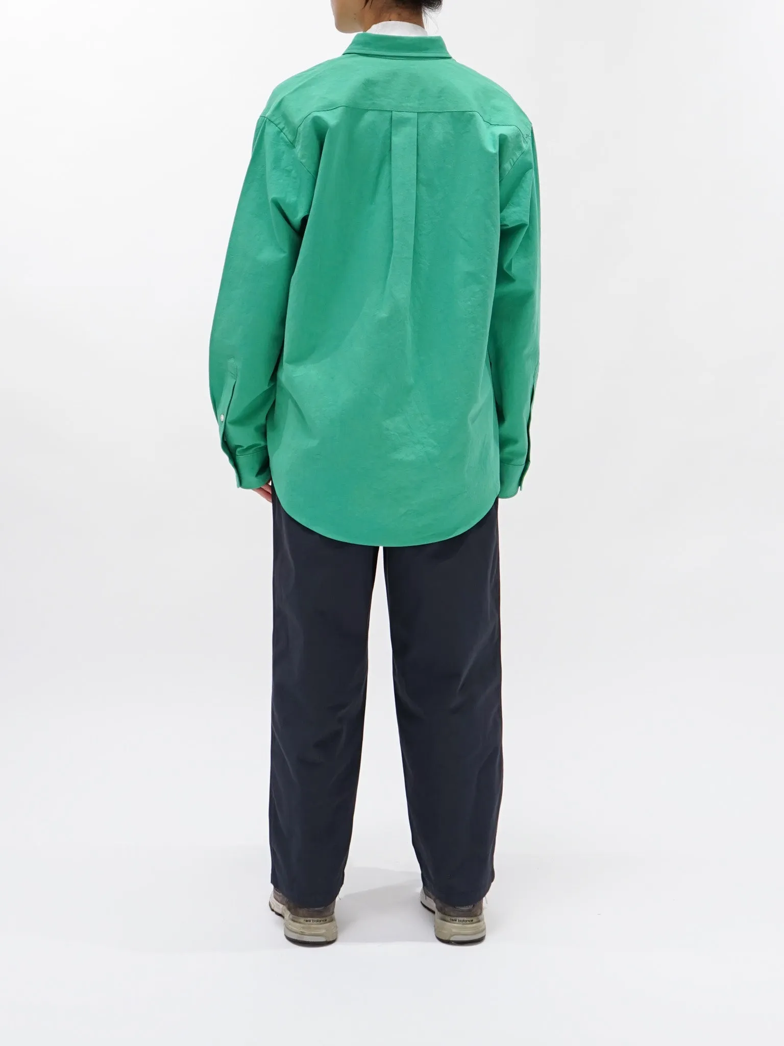 Relaxed Button Down Shirt - Green sold by Namu Shop product image thumbnail 3