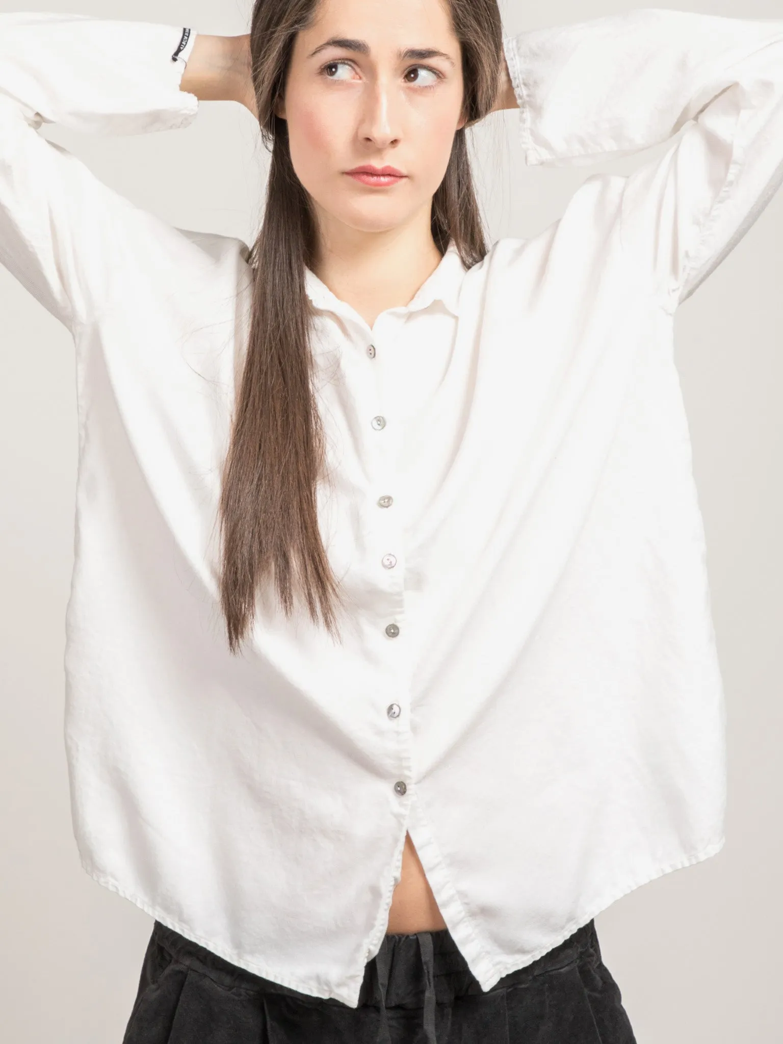 Short Collar Shirt TVC - Olive sold by Namu Shop product image thumbnail 4