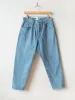 Loose Tapered Denim - Ice Blue sold by Namu Shop