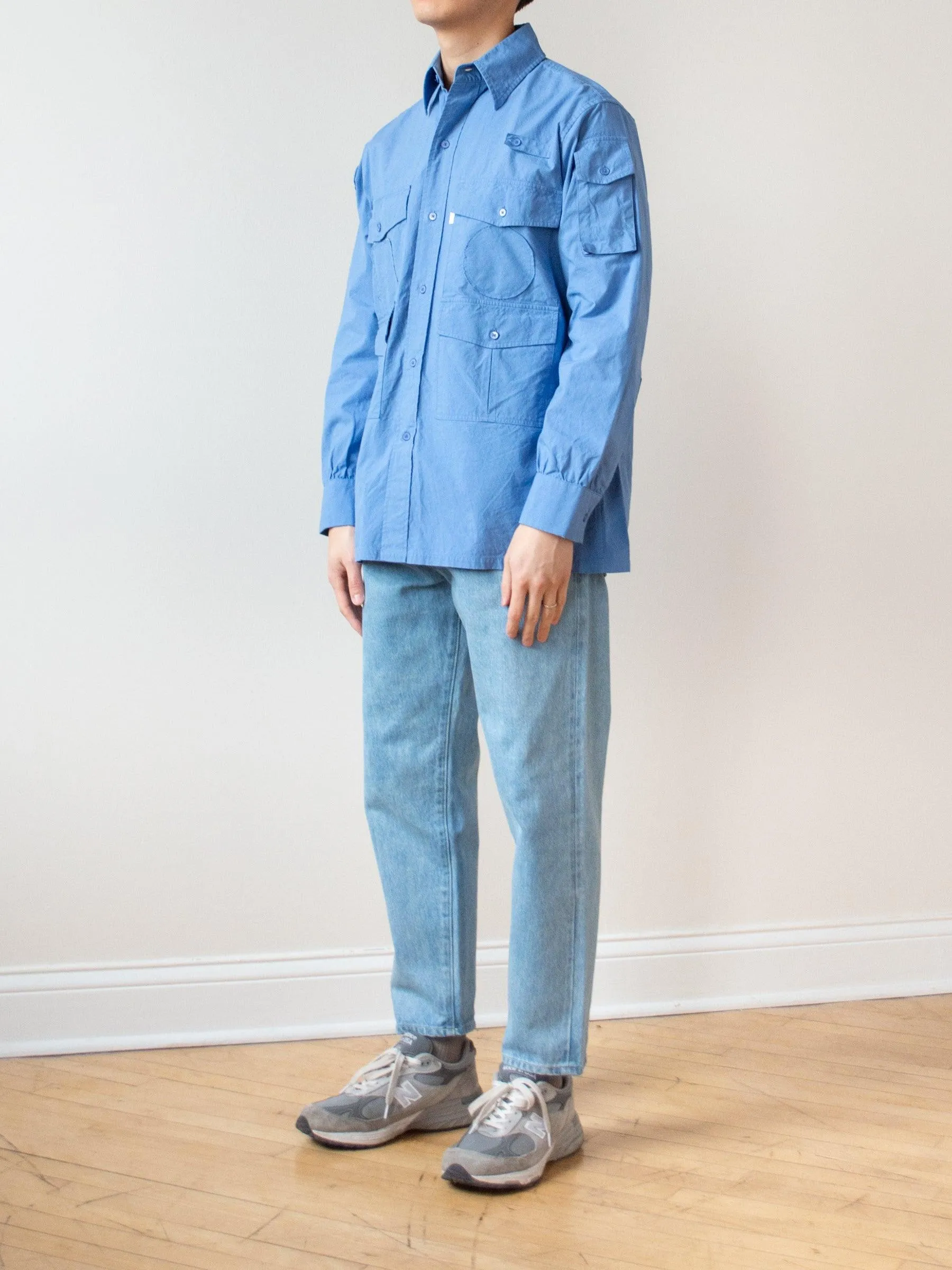 Loose Tapered Denim - Ice Blue sold by Namu Shop product image thumbnail 4