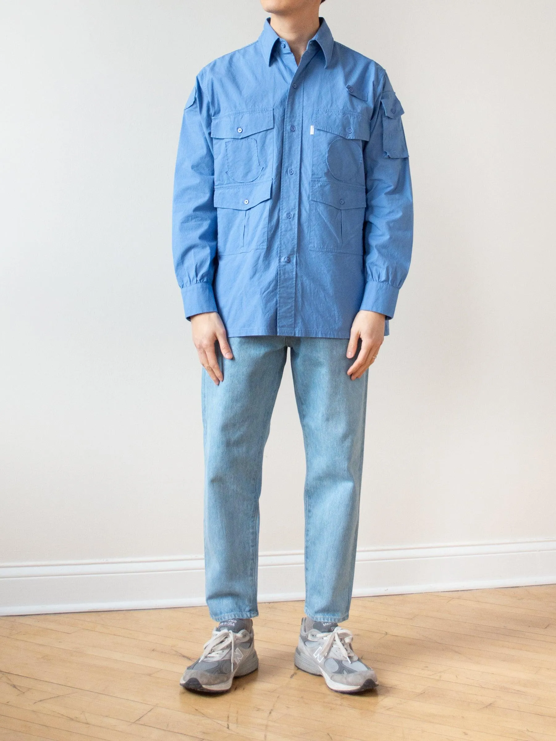 Loose Tapered Denim - Ice Blue sold by Namu Shop product image thumbnail 3