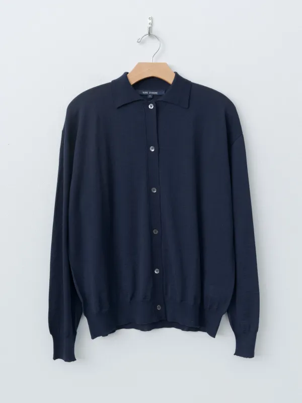 Mary Knit - Dark Navy Melange made by Sofie D'Hoore