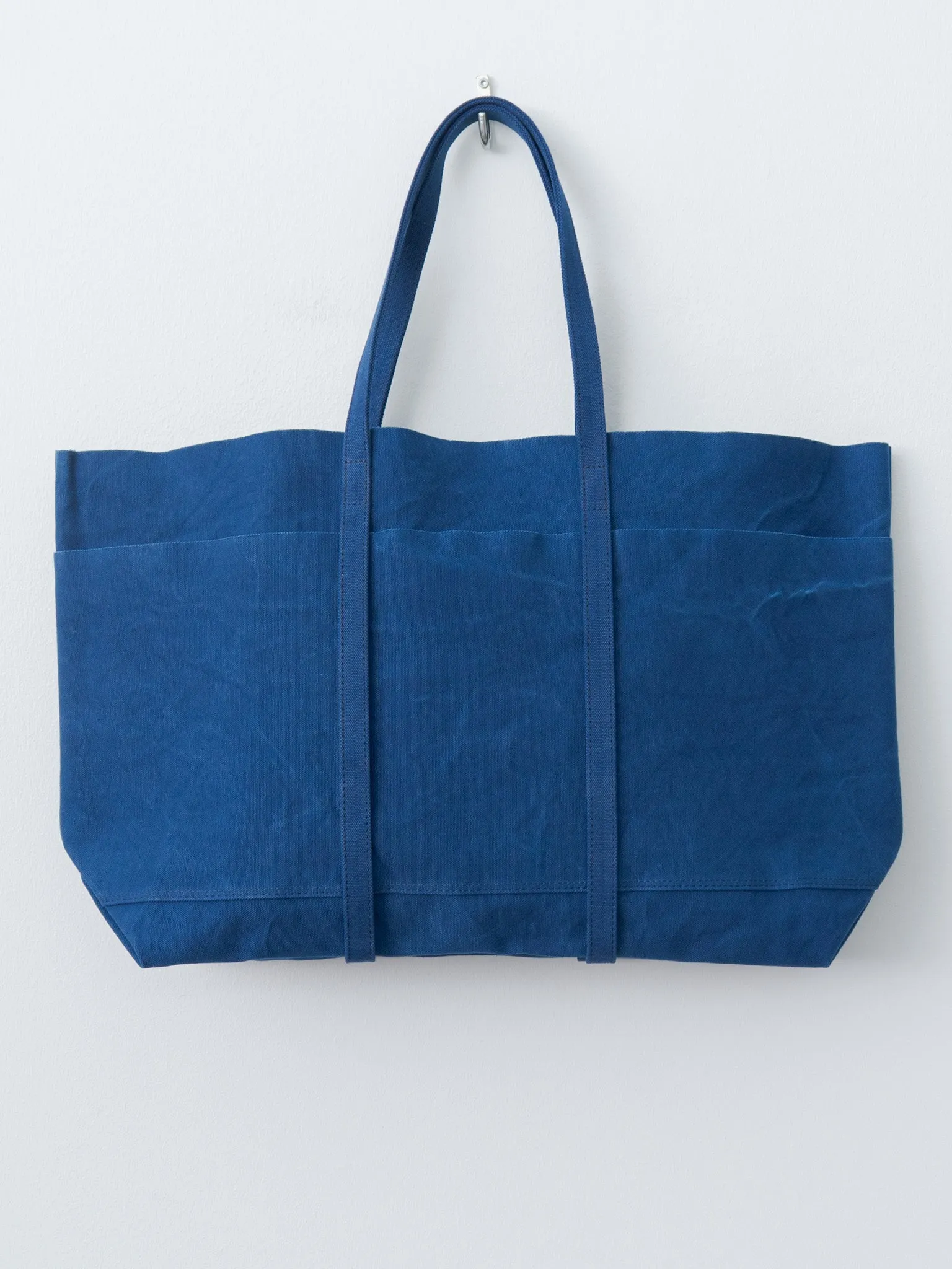 Washed Canvas Tote Large - Blue sold by Namu Shop