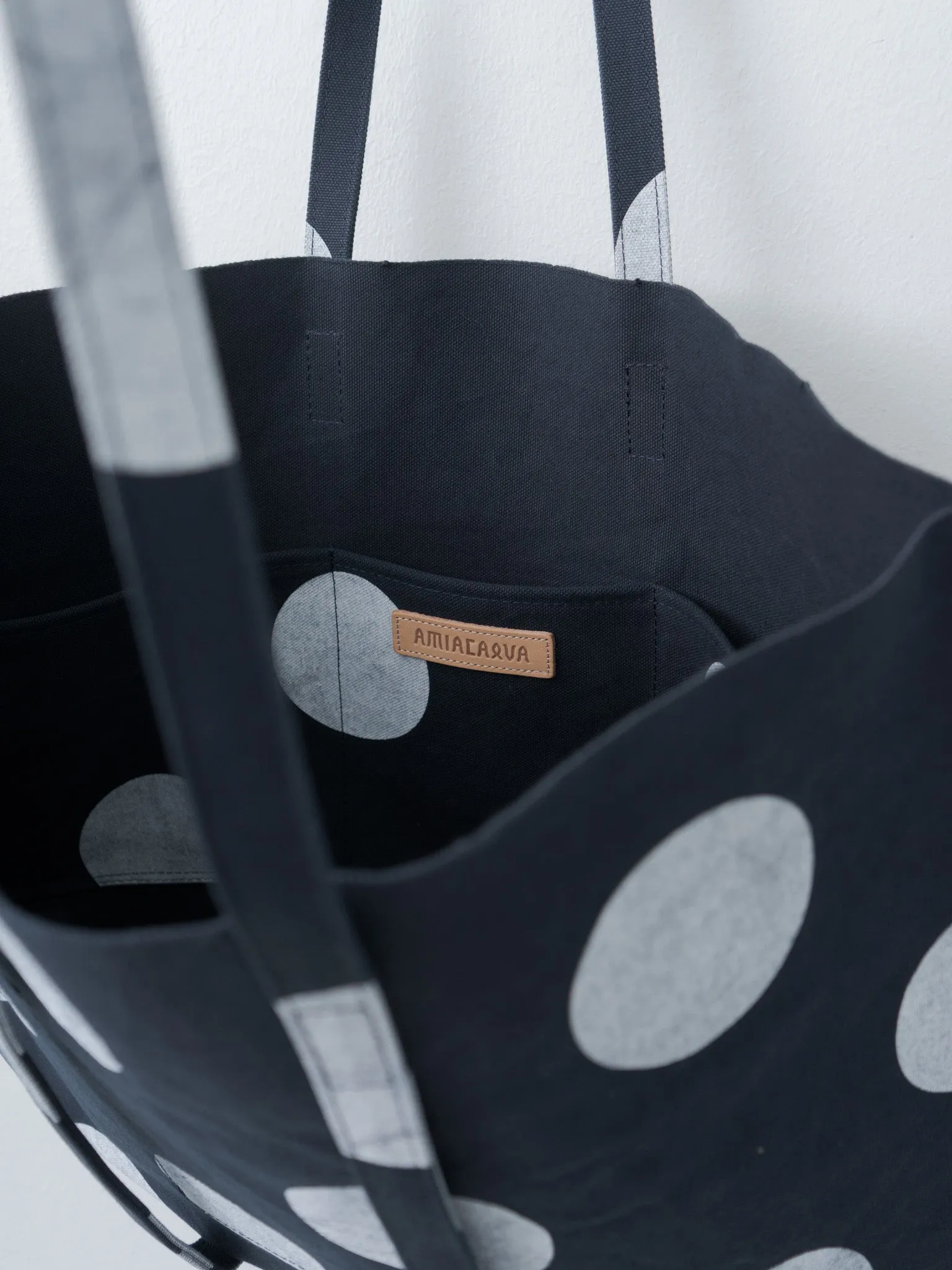 Washed Canvas Tote v2 Medium - Dot sold by Namu Shop product image thumbnail 5
