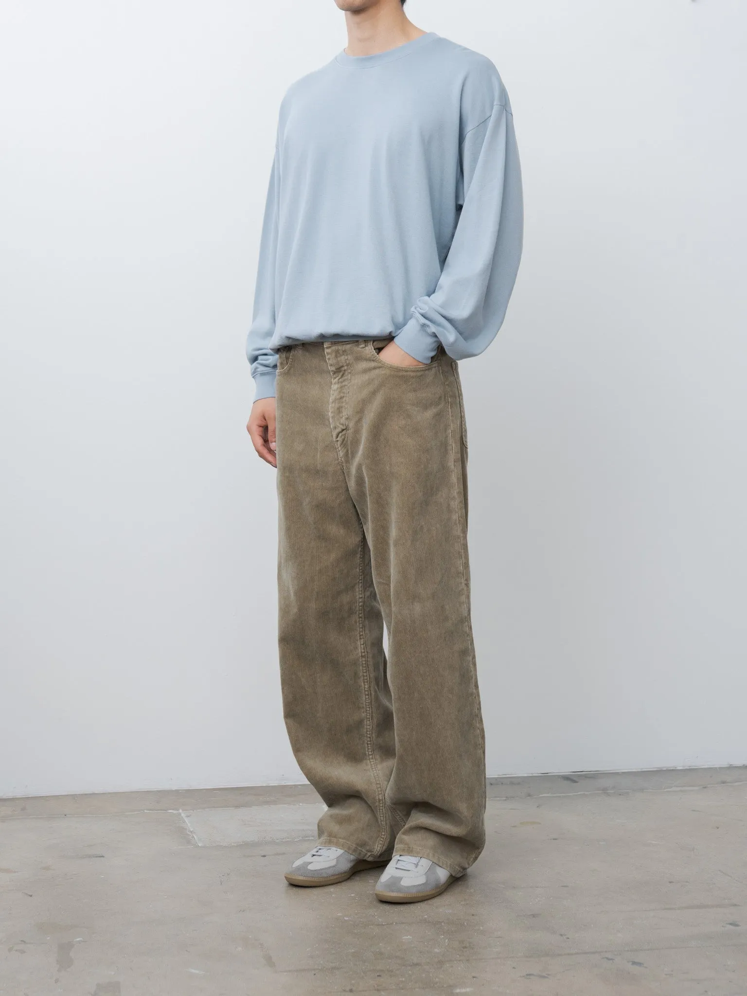 Super High Gauge Sweat P/O - Blue Gray sold by Namu Shop product image thumbnail 2