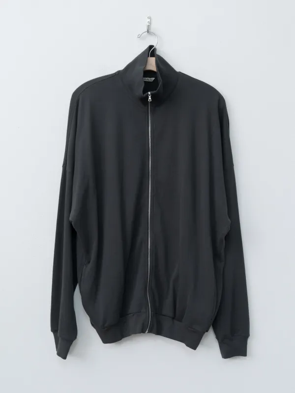 Super High Gauge Sweat Zip Cardigan - Black sold by Namu Shop