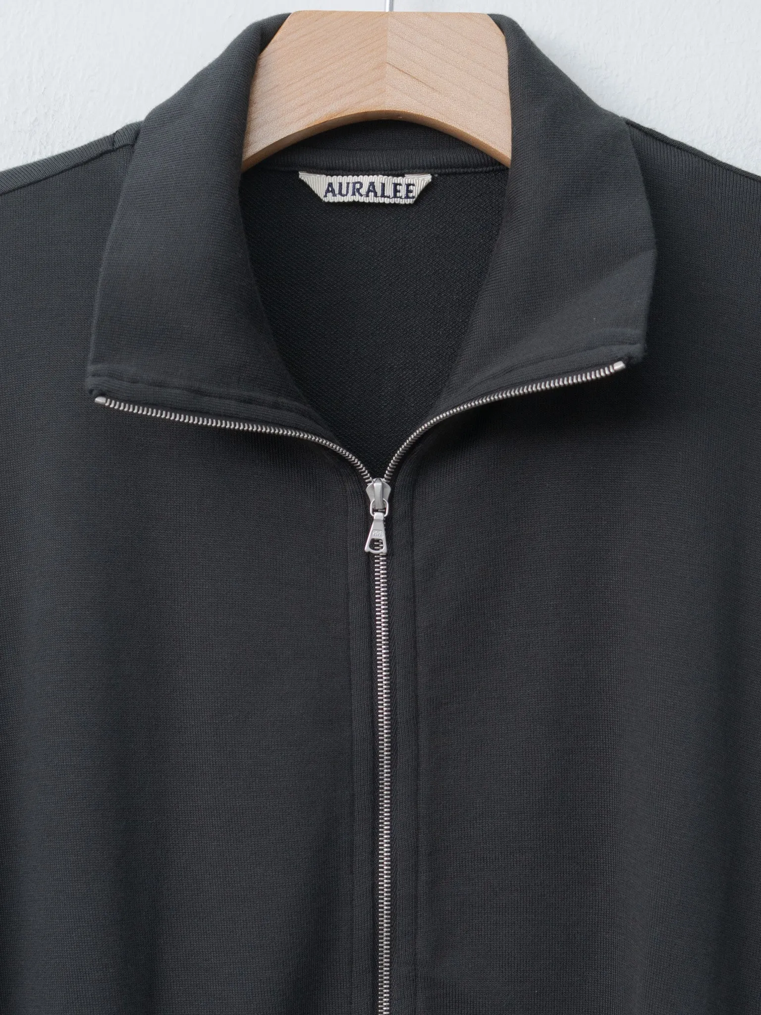 Super High Gauge Sweat Zip Cardigan - Black sold by Namu Shop product image thumbnail 5