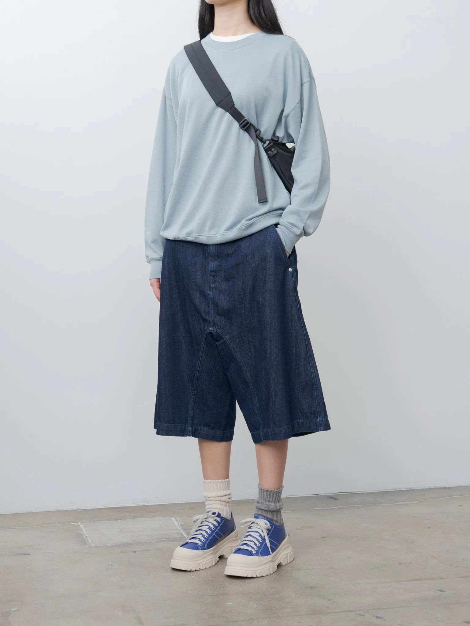 Super High Gauge Sweat P/O - Blue Gray sold by Namu Shop product image thumbnail 4